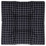 Cushion for pallets black checkered fabric 70x70x12 cm by vidaXL, Cushions for chairs and sofas - Ref: Foro24-360485, Price: ...