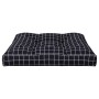 Cushion for pallets black checkered fabric 70x70x12 cm by vidaXL, Cushions for chairs and sofas - Ref: Foro24-360485, Price: ...