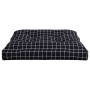 Cushion for pallets black checkered fabric 70x70x12 cm by vidaXL, Cushions for chairs and sofas - Ref: Foro24-360485, Price: ...