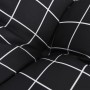 Cushion for pallets black checkered fabric 70x70x12 cm by vidaXL, Cushions for chairs and sofas - Ref: Foro24-360485, Price: ...