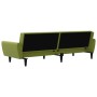 2 seater light green velvet sofa bed by vidaXL, Sofas - Ref: Foro24-337539, Price: 197,35 €, Discount: %