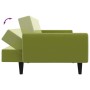 2-seater sofa bed with footrest in light green velvet by vidaXL, Sofas - Ref: Foro24-3080723, Price: 256,34 €, Discount: %