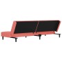 2-seater sofa bed with two pink velvet cushions by vidaXL, Sofas - Ref: Foro24-337444, Price: 174,00 €, Discount: %