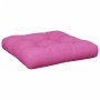 Cojín para sofá de palets tela rosa 50x50x12 cm de vidaXL, Cojines para sillas y sofás - Ref: Foro24-360445, Precio: 23,07 €,...