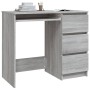 Sonoma gray plywood desk 90x45x76 cm by vidaXL, Desks - Ref: Foro24-815508, Price: 91,99 €, Discount: %