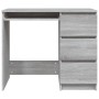 Sonoma gray plywood desk 90x45x76 cm by vidaXL, Desks - Ref: Foro24-815508, Price: 91,99 €, Discount: %