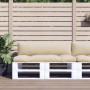 Cushions for pallets, 2 units, beige fabric by vidaXL, Cushions for chairs and sofas - Ref: Foro24-314649, Price: 57,20 €, Di...