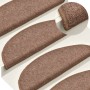 Stair tread mats 15 pcs brown 65x24x4 cm by vidaXL, Stair mats - Ref: Foro24-322367, Price: 59,23 €, Discount: %