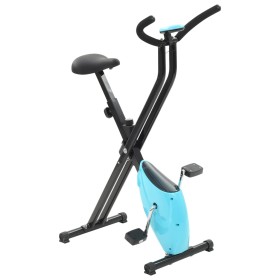 Bicicleta estática X-Bike resistencia de cinta azul de vidaXL, Bicicletas estáticas - Ref: Foro24-91692, Precio: 127,99 €, De...