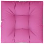 Cojín para palés tela rosa 80x80x12 cm de vidaXL, Cojines para sillas y sofás - Ref: Foro24-360511, Precio: 42,79 €, Descuent...