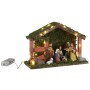 HI Krippenportal mit LED-Lichtern von HI, Weihnachtsbeleuchtung - Ref: Foro24-438347, Preis: 29,17 €, Rabatt: %