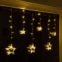 HI Feenstern-Lichtervorhang mit 63 LEDs von HI, Weihnachtsbeleuchtung - Ref: Foro24-438367, Preis: 20,68 €, Rabatt: %