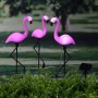 HI Solar LED garden lamp flamingo shape 3 units by HI, Outdoor lighting - Ref: Foro24-423908, Price: 20,99 €, Discount: %