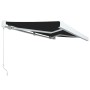 Anthracite gray manual reel awning 450x300 cm by vidaXL, Awnings - Ref: Foro24-3052676, Price: 762,99 €, Discount: %