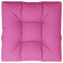 Cojín para palés tela rosa 70x70x12 cm de vidaXL, Cojines para sillas y sofás - Ref: Foro24-360489, Precio: 33,37 €, Descuent...