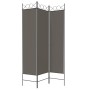 Three-panel room divider in anthracite gray fabric, 120x200 cm. by vidaXL, Room dividers - Ref: Foro24-350148, Price: 30,93 €...