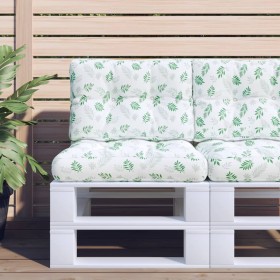 Cushions for pallets 2 units leaf print fabric by vidaXL, Cushions for chairs and sofas - Ref: Foro24-360663, Price: 35,99 €,...