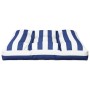 Blue and white striped cushion for pallets 70x70x12 cm by vidaXL, Cushions for chairs and sofas - Ref: Foro24-360484, Price: ...