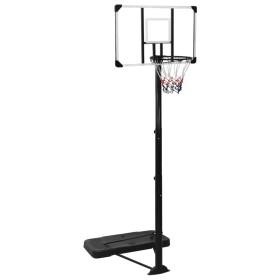 Transparent polycarbonate basketball hoop 256-361 cm by vidaXL, basketball baskets - Ref: Foro24-93650, Price: 206,99 €, Disc...