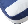 Blue and white striped cushion for pallets 70x70x12 cm by vidaXL, Cushions for chairs and sofas - Ref: Foro24-360484, Price: ...