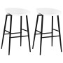 Kitchen stools 2 units white by vidaXL, Kitchen stools - Ref: Foro24-248156, Price: 128,99 €, Discount: %