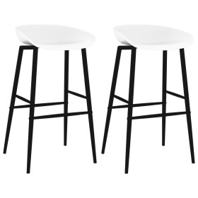 Kitchen stools 2 units white by vidaXL, Kitchen stools - Ref: Foro24-248156, Price: 128,99 €, Discount: %