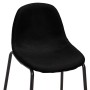 Kitchen stools 6 units black fabric by vidaXL, Kitchen stools - Ref: Foro24-279665, Price: 367,99 €, Discount: %