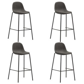 Kitchen stools 4 units dark gray fabric by vidaXL, Kitchen stools - Ref: Foro24-281526, Price: 203,33 €, Discount: %