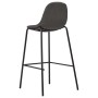 Kitchen stools 4 units dark gray fabric by vidaXL, Kitchen stools - Ref: Foro24-281526, Price: 203,53 €, Discount: %