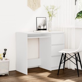 White plywood desk 90x45x76 cm by vidaXL, Desks - Ref: Foro24-801373, Price: 106,35 €, Discount: %