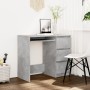 Concrete gray plywood desk 90x45x76 cm by vidaXL, Desks - Ref: Foro24-801377, Price: 113,89 €, Discount: %