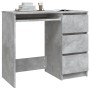 Escritorio de madera contrachapada gris hormigón 90x45x76 cm de vidaXL, Escritorios - Ref: Foro24-801377, Precio: 124,65 €, D...