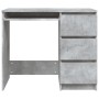 Concrete gray plywood desk 90x45x76 cm by vidaXL, Desks - Ref: Foro24-801377, Price: 113,89 €, Discount: %