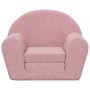 Sofá cama para niños felpa suave rosa de vidaXL, Mobiliario para bebés y niños pequeños - Ref: Foro24-341778, Precio: 46,90 €...