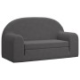 Anthracite Gray Soft Plush 2-Seater Children's Sofa by vidaXL, Baby and Toddler Furniture - Ref: Foro24-341805, Price: 65,99 ...