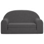 Anthracite Gray Soft Plush 2-Seater Children's Sofa by vidaXL, Baby and Toddler Furniture - Ref: Foro24-341805, Price: 65,99 ...