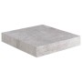 Floating wall shelf 4 pcs MDF concrete gray 23x23.5x3.8 cm by vidaXL, Shelves and shelves - Ref: Foro24-326590, Price: 39,17 ...