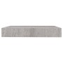 Floating wall shelf 4 pcs MDF concrete gray 23x23.5x3.8 cm by vidaXL, Shelves and shelves - Ref: Foro24-326590, Price: 39,17 ...