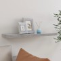 Concrete gray MDF floating wall shelf 80x23.5x3.8 cm by vidaXL, Shelves and shelves - Ref: Foro24-326600, Price: 19,46 €, Dis...