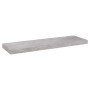 Estante flotante de pared MDF gris hormigón 80x23,5x3,8 cm de vidaXL, Estantes y estanterías - Ref: Foro24-326600, Precio: 23...