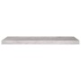 Concrete gray MDF floating wall shelf 80x23.5x3.8 cm by vidaXL, Shelves and shelves - Ref: Foro24-326600, Price: 19,46 €, Dis...