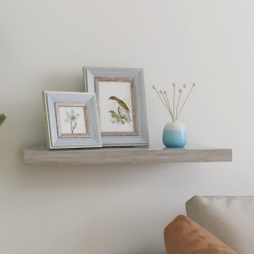 Floating wall shelf in concrete gray MDF 60x23.5x3.8 cm by vidaXL, Shelves and shelves - Ref: Foro24-326597, Price: 21,89 €, ...