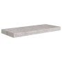 Floating wall shelf in concrete gray MDF 60x23.5x3.8 cm by vidaXL, Shelves and shelves - Ref: Foro24-326597, Price: 16,48 €, ...