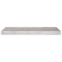 Estante flotante de pared MDF gris hormigón 60x23,5x3,8 cm de vidaXL, Estantes y estanterías - Ref: Foro24-326597, Precio: 21...