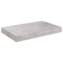 Gray concrete MDF floating wall shelf 23x23.5x3.8 cm by vidaXL, Shelves and shelves - Ref: Foro24-326588, Price: 11,71 €, Dis...