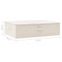 Caja de almacenaje tela color crema 70x40x18 cm de vidaXL, Cestas para almacenaje - Ref: Foro24-332907, Precio: 23,75 €, Desc...