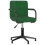 Swivel dining chairs 2 units dark green velvet by vidaXL, dining chairs - Ref: Foro24-334786, Price: 86,15 €, Discount: %