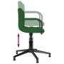 Swivel dining chairs 2 units dark green velvet by vidaXL, dining chairs - Ref: Foro24-334786, Price: 86,15 €, Discount: %