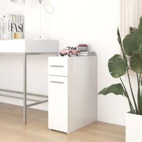 White plywood apothecary cabinet 20x45.5x60 cm by vidaXL, Lockers and storage cabinets - Ref: Foro24-804211, Price: 50,99 €, ...