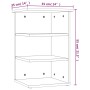 Armario auxiliar de madera contrachapada blanco 35x35x55 cm de vidaXL, Aparadores - Ref: Foro24-806274, Precio: 41,35 €, Desc...